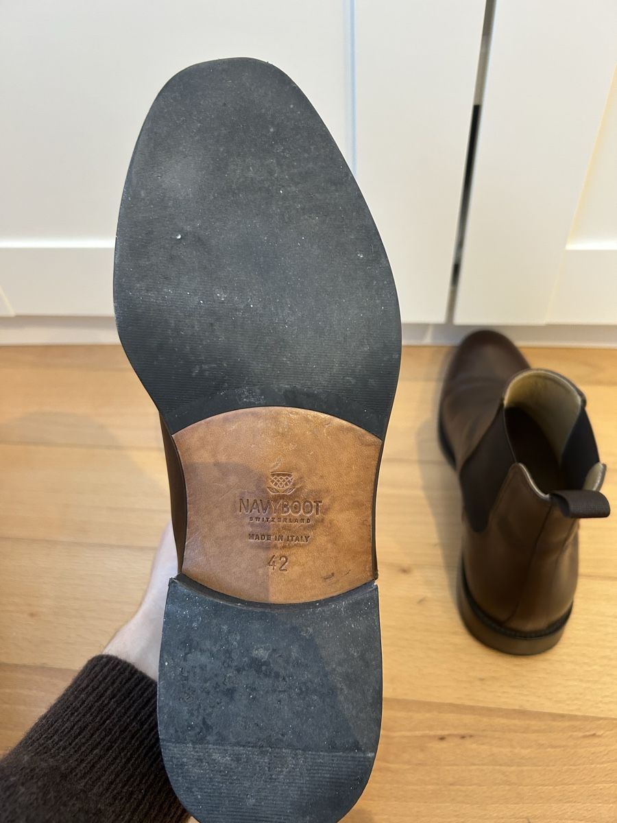 Navyboot Scarpe da uomo: Navyboot Herren Leder Chelsea Boots – Usato da Rotkreuz venduto da noah_02 4