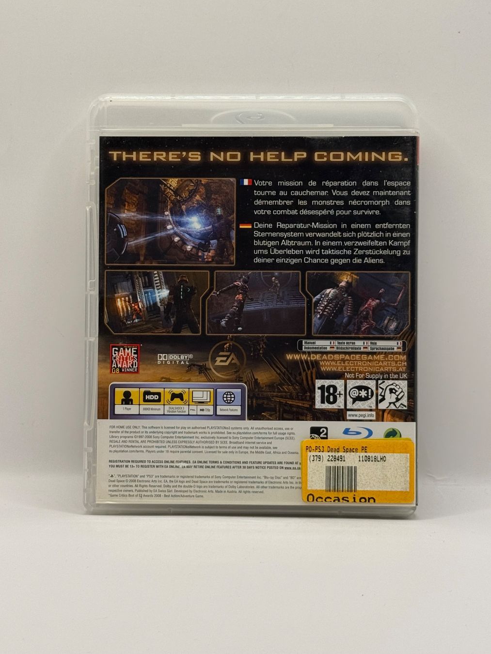 Giochi: 2 x Dead Space & Dead Space 2   - Playstation 3 - CIB – Usato da Dietikon venduto da gab_qz7y 4