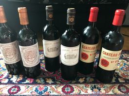 6 Flaschen Bordeaux - Weine