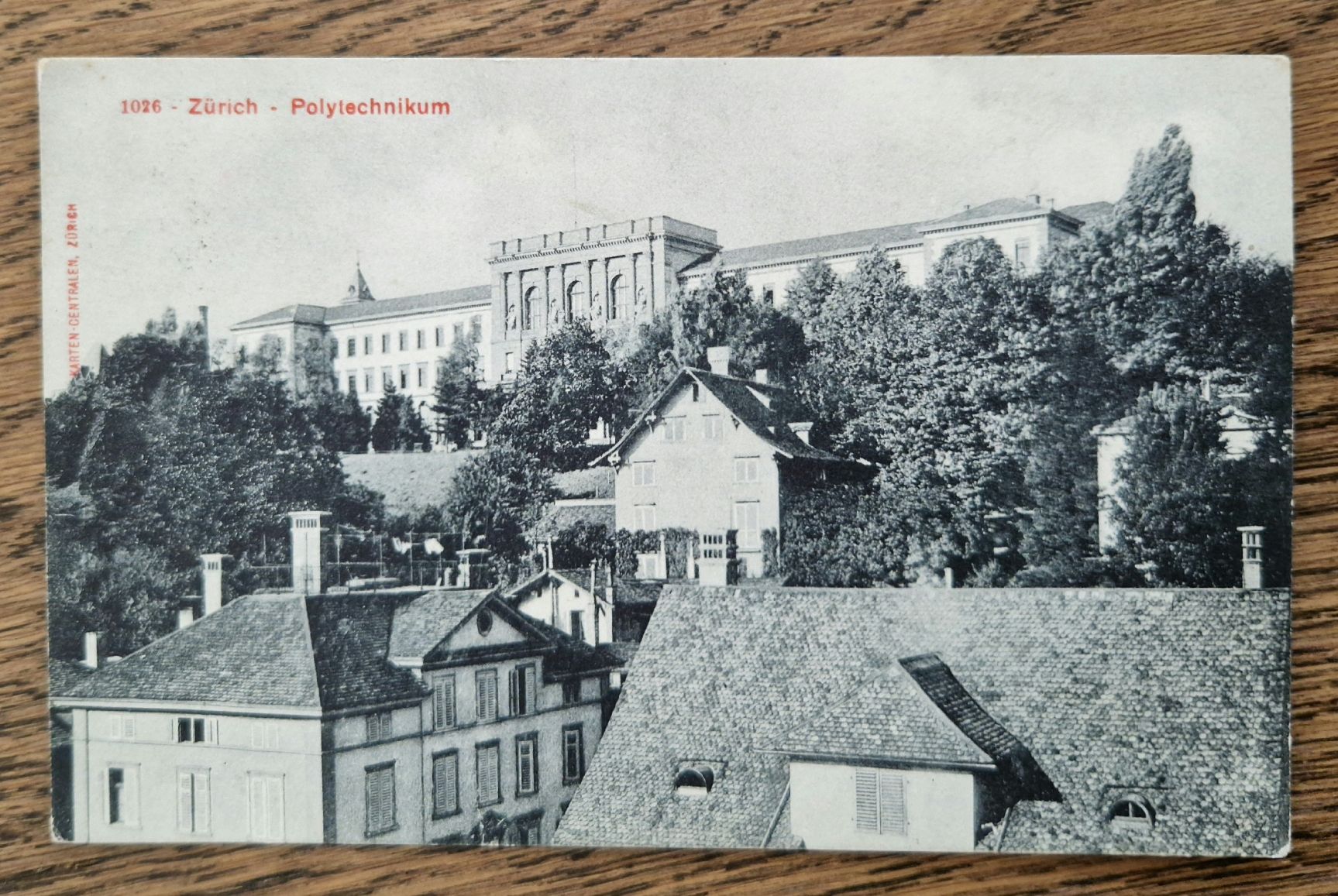 Ansichtskarten: Zürich, Polytechnikum 1907 – Gebraucht aus Ebikon von Donar50