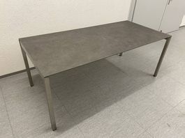 NEUER 190 -250x90cm Ausziehtisch Keramik mit Edelstahl