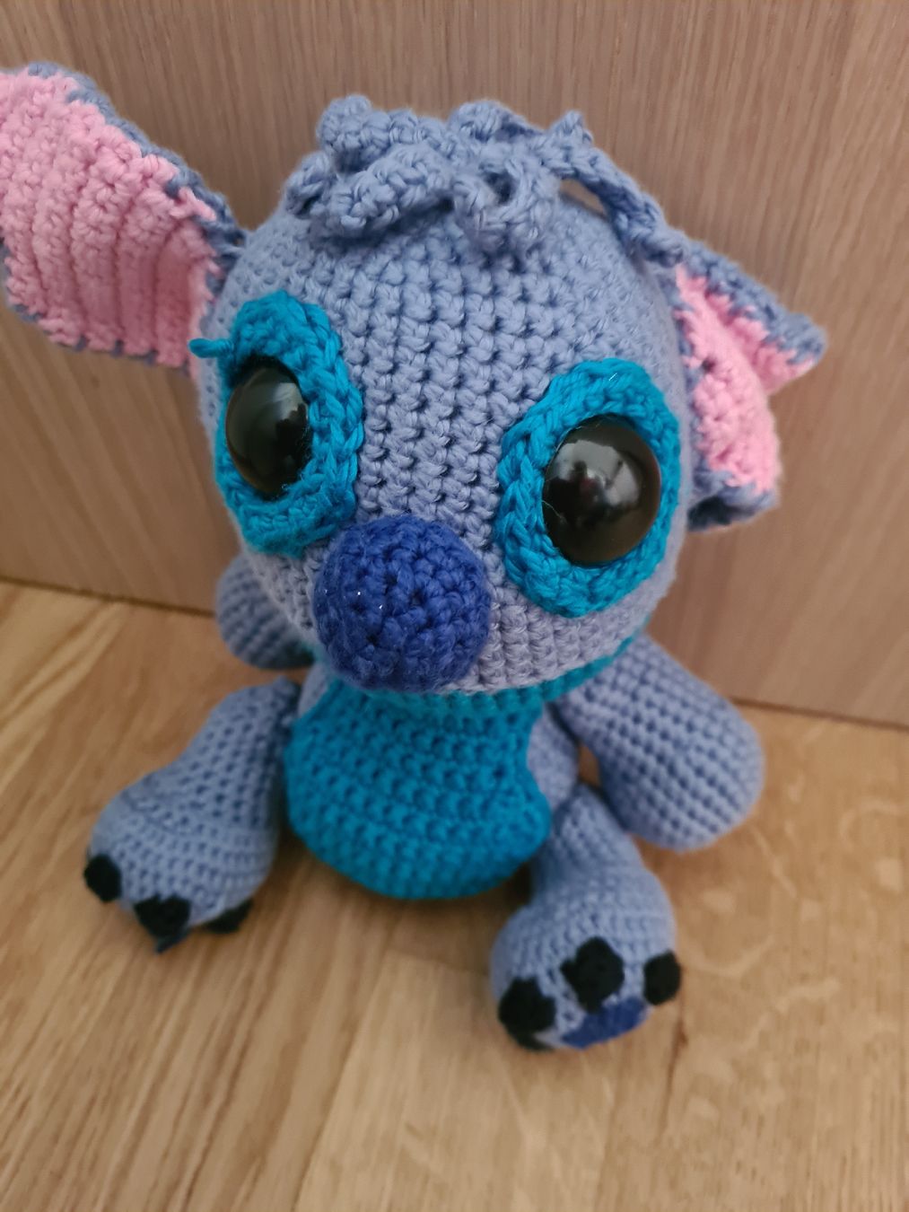 Disney Statuette: Gehäkelte Figur Stitch handmade neu – Nuovo (secondo la descrizione) da Horw venduto da Mirii91 4