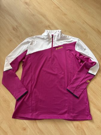Maier Sports Pullover Reissverschluss pink Grösse 48