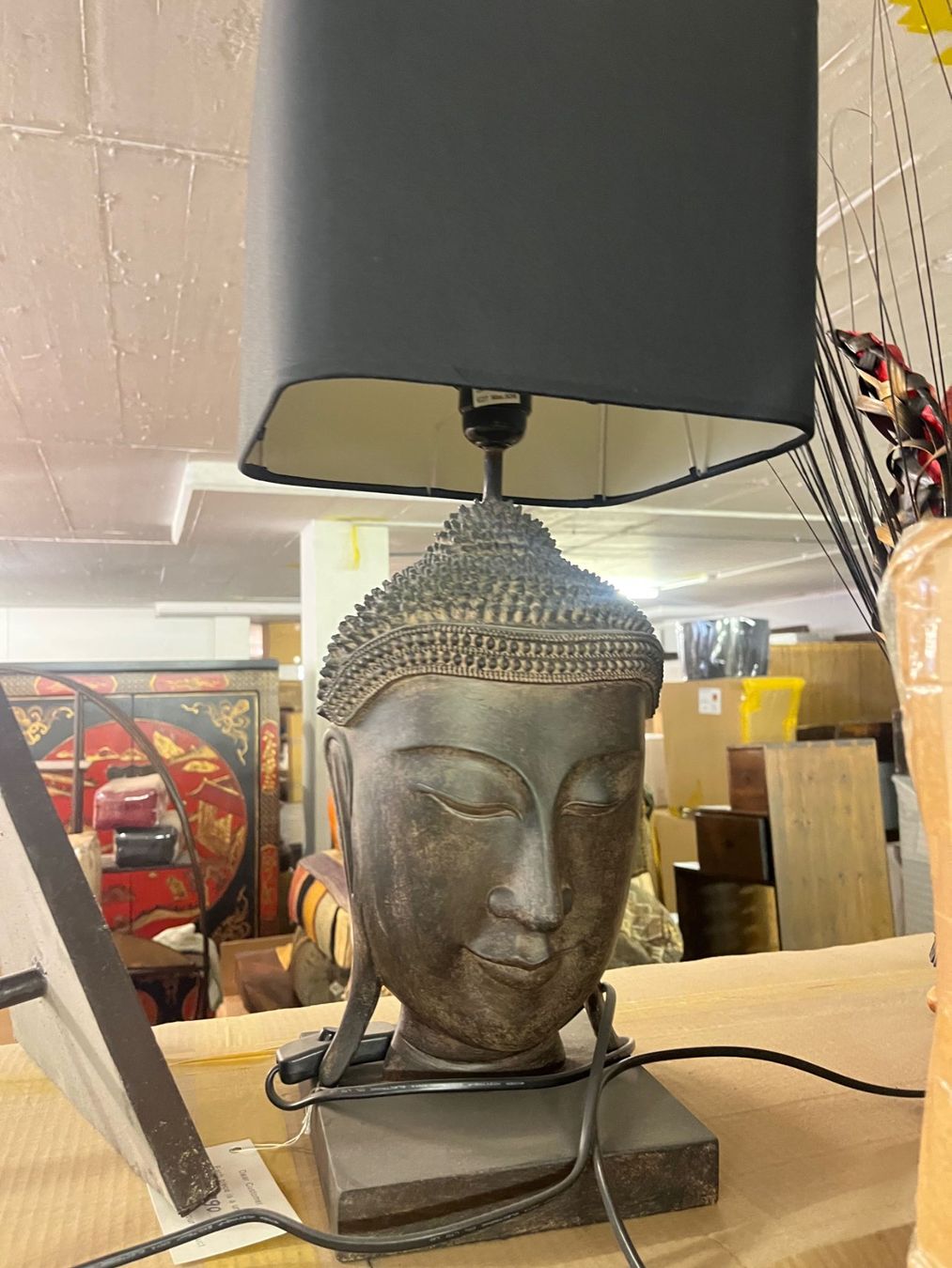 Lampade: Buddha-Lampe mit Schirm | LIQUIDATIONSVERKAUF – Nuovo (secondo la descrizione) da Alpnachstad venduto da ann_9vpm 2