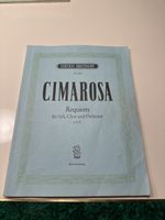 Cimarosa Requiem g-Moll, Klavierauszug Noten, Chor Orchester
