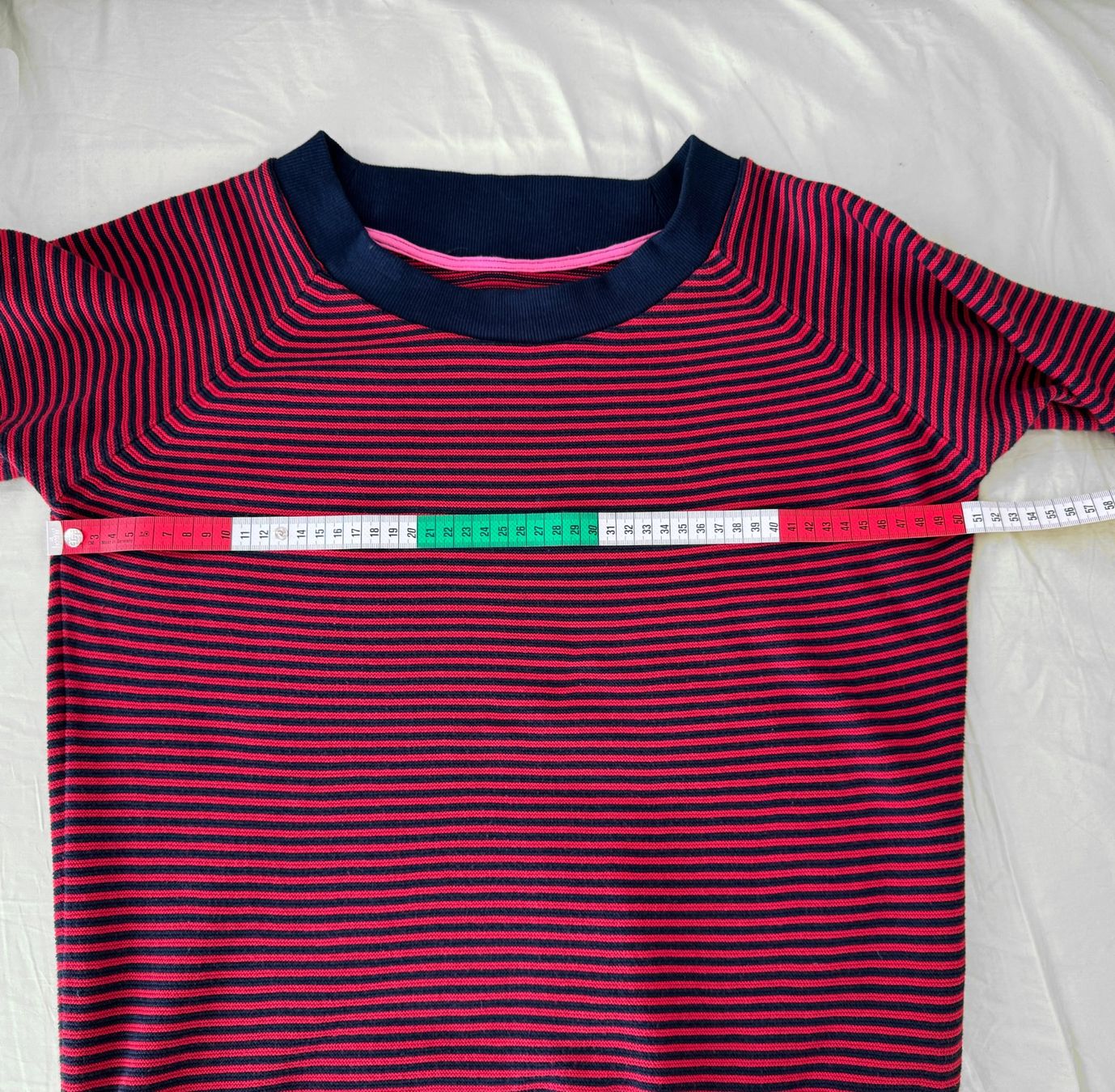 Maglioni & Felpe: Baumwoll Strickpullover rot blau, M, komplett erneuert – Nuovo (secondo la descrizione) da Luzern venduto da good.dog 6