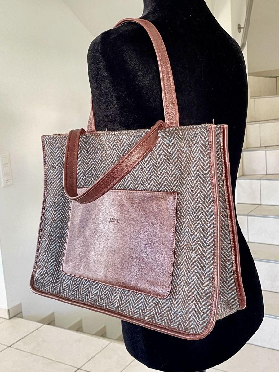 Longchamp Borse da donna: Longchamp tweed tote bag  – Usato da Richterswil venduto da Prangins9 2