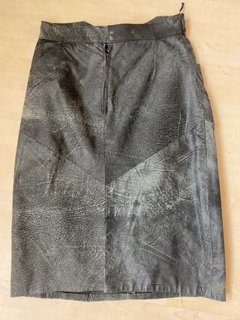 Vintage Lederrock, Grösse S, Echtleder