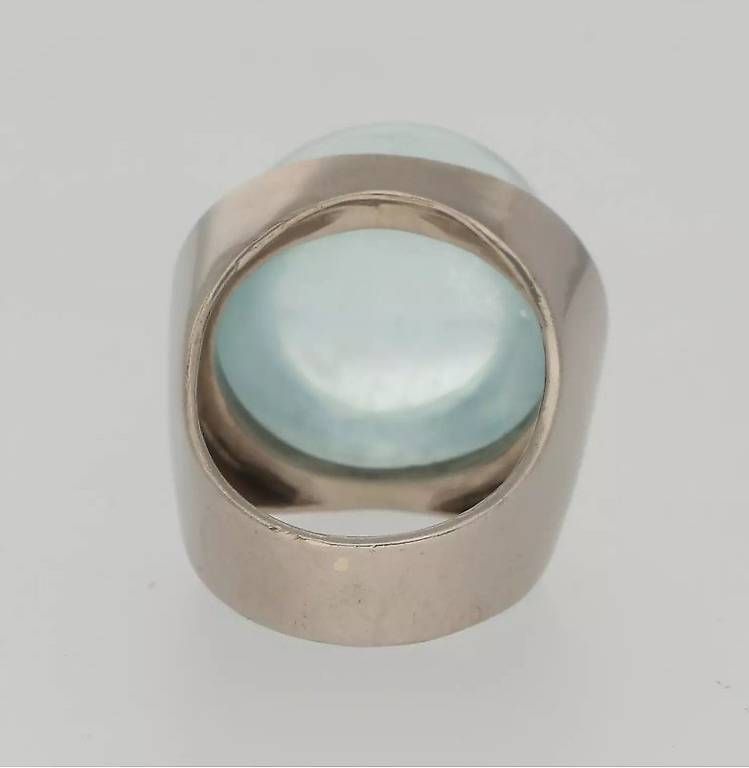 Anelli: Aquamarin-Ring 18 K, Gr. 52 – Nuovo (secondo la descrizione) da Fehraltorf venduto da Swisscollector 1