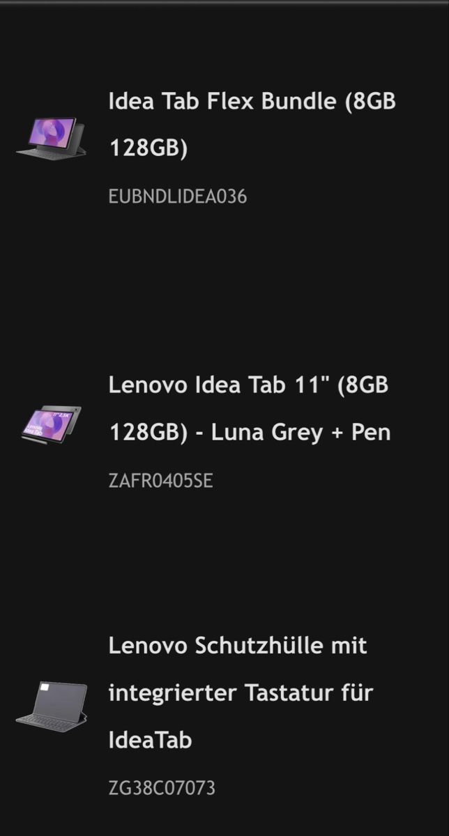 Lenovo Tablet PC: Neues Lenovo Idea Tab 11 – Nuovo (secondo la descrizione) da Zürich venduto da Leakru93 5