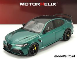 Alfa Romeo Giulia GTAm 2021 Montreal green / Motorhelix 1:18