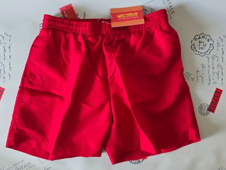 Knallrote Badehose - L - Badeshorts