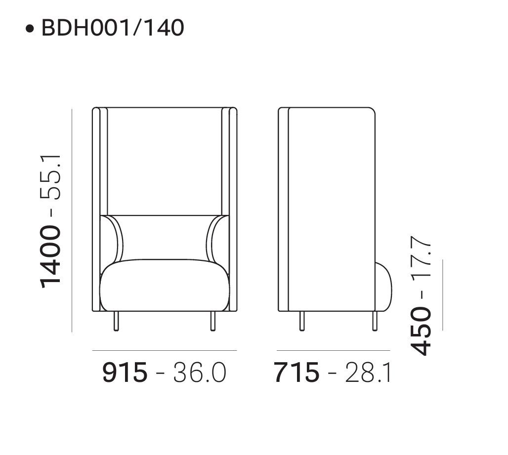 Sessel: Sessel Buddy Hub - Pedrali – Neu (gemäss Beschreibung) aus Cham von BeyondDesign 2