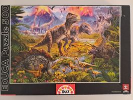 Puzzle dinosaure