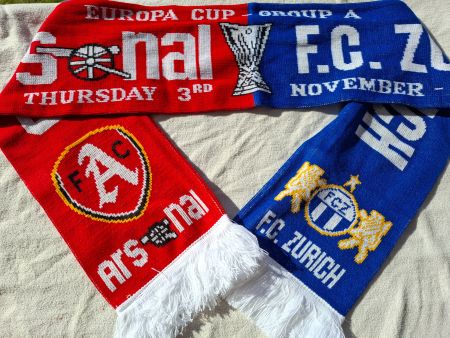 FC Zürich - Arsenal Fanschal Europa Cup 2022 FCZ Gunners