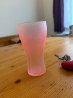 CocaCola Glas, Milchglas-Design Orange/Pink - 0.3l