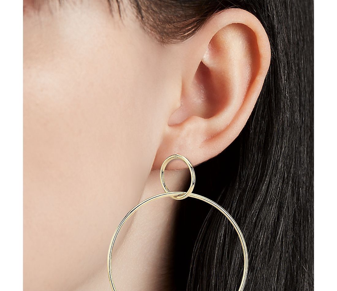 Orecchini pendenti & Orecchini a lobo: Ohrstecker Gelbgold 14 Karat 585 – Usato da Honau venduto da salverella 2