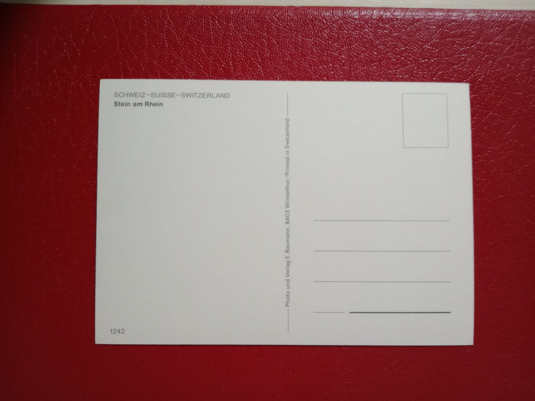 Cartoline postali: Stein am Rhein Schaffhausen – Usato da Küttigen venduto da Melisch1000 1