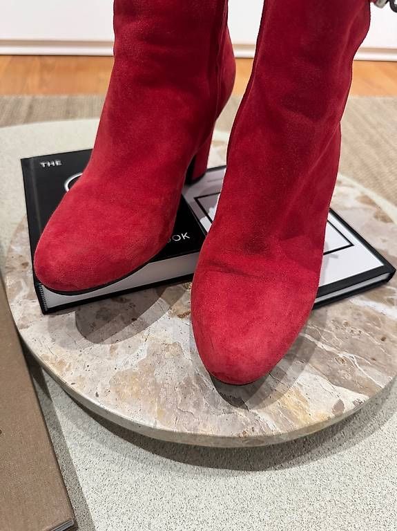 Hermès Scarpe da donna: HERMES KELLY BOOTS ROT – Usato da Schwyz venduto da bofb 8