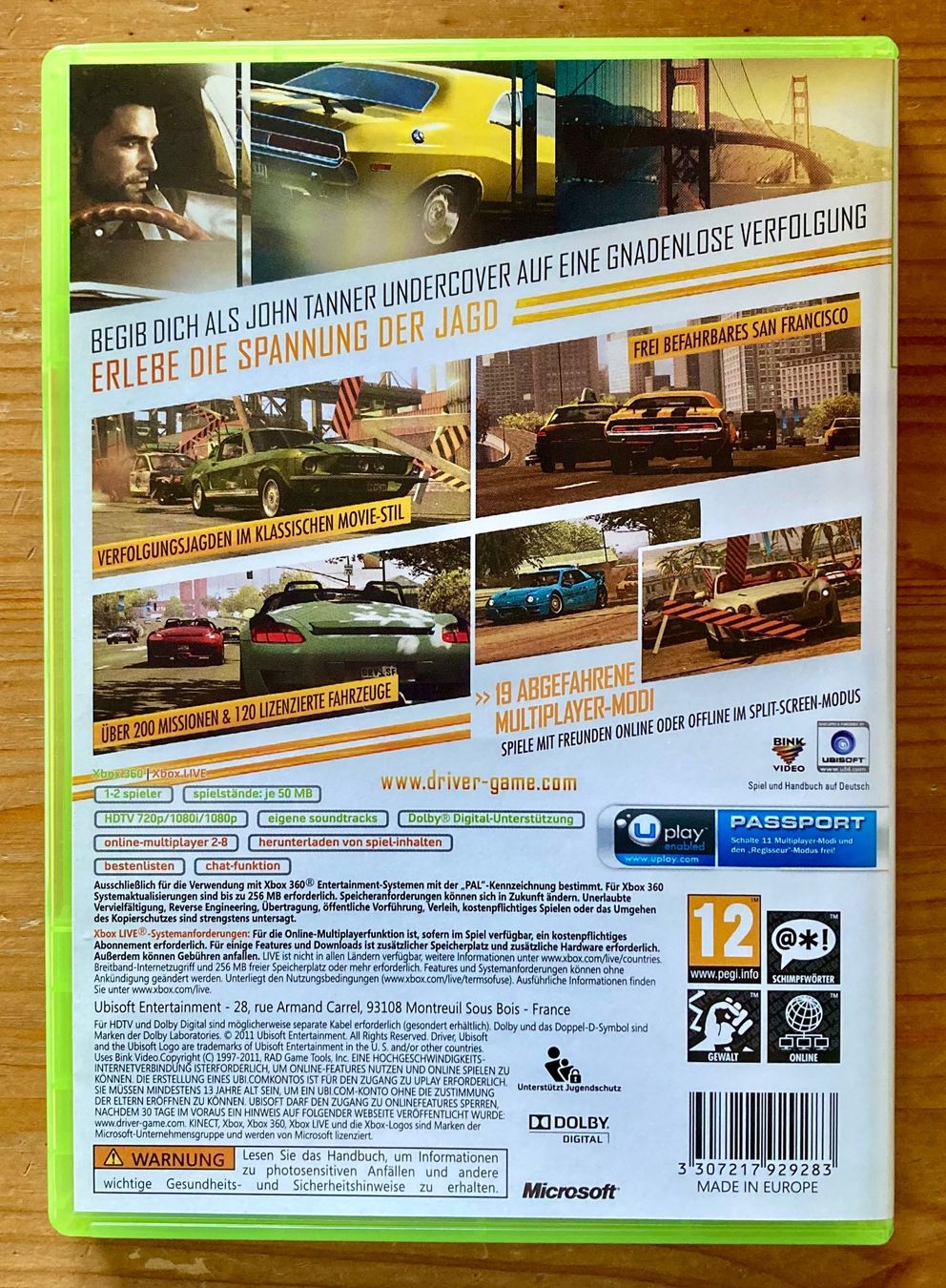 Microsoft Giochi: Driver: San Francisco (NEU) - Xbox 360 – Nuovo (secondo la descrizione) da Zürich venduto da Djmotionch 3