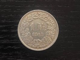 1 x 1 Franken Schweiz 1943 – zirkuliert