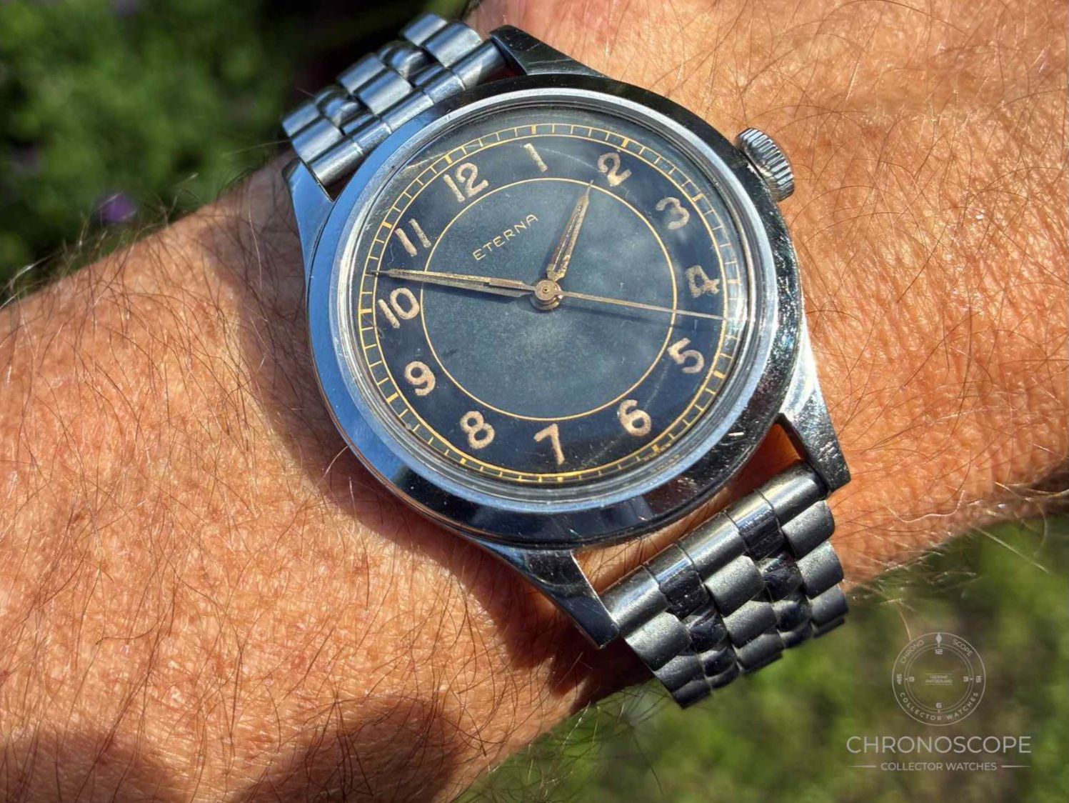Eterna Uhren: Eterna “Gilt Dial” Oversize Wristwatch – Gebraucht aus Luzern von ChronoScope6004 8