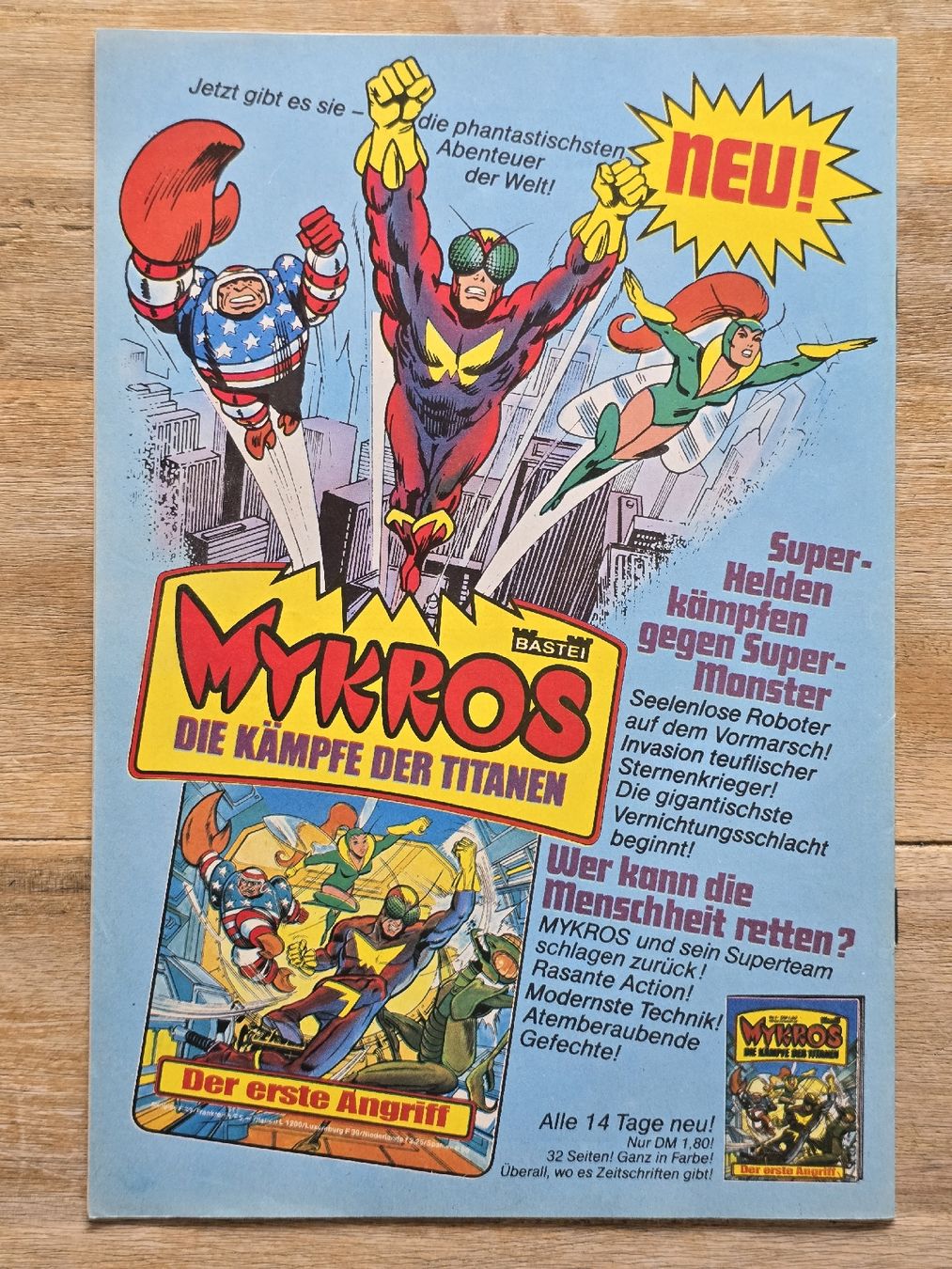 Comics: Captain Future Bastei Comic Nr.60 inkl. Poster – Gebraucht aus Güttingen von Odhin 2