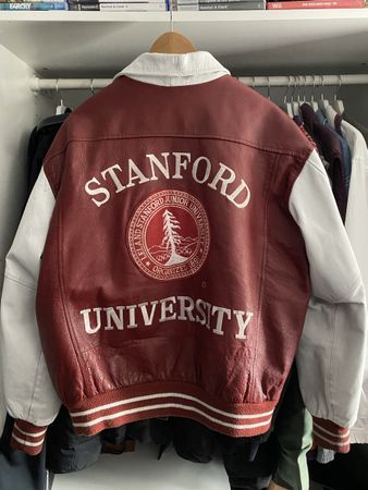 Stanford University Varsity Leather Jacket USA
