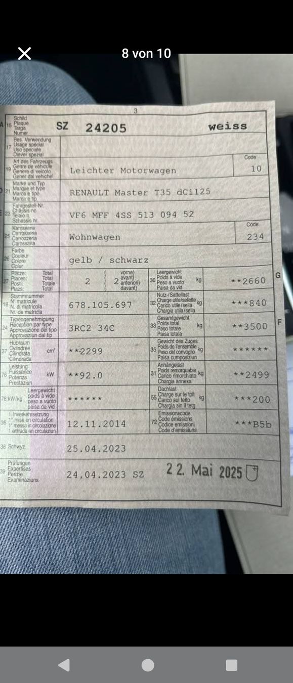 Renault Veicoli da campeggio: Renault Master Camper – Usato da Unteriberg venduto da Audi.power95 5