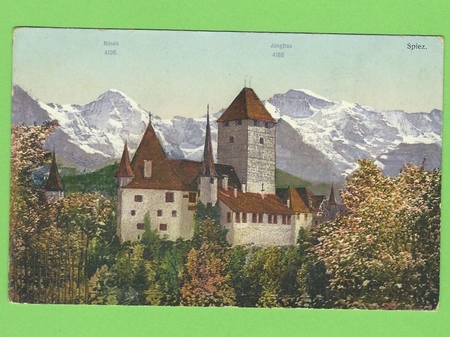 Cartoline postali: Spiez – Usato da Zürich venduto da t24_de
