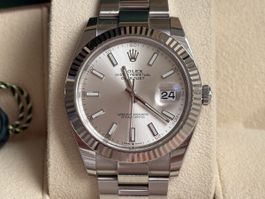 Rolex Datejust 41mm Ref 126334, silber