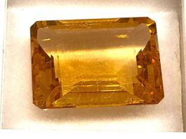 Citrine 13.41 ct - 16x13 mm - Valeur 228.- Fr.