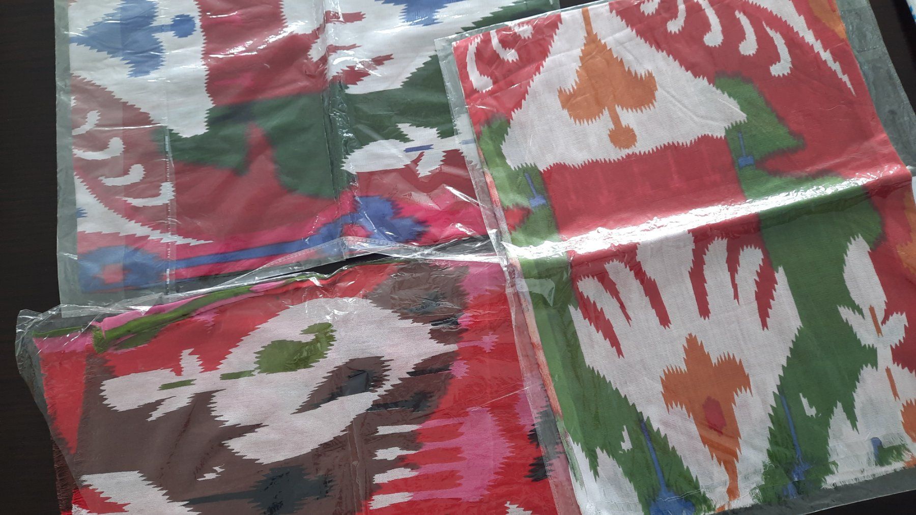 Foulard & Sciarpe: Usbekischer Ikat Schal; Baumwolle – Nuovo e nell'imballaggio originale da Herrliberg venduto da AlexandraBopp 2