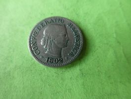 Schweiz 1902, 10 Rappen