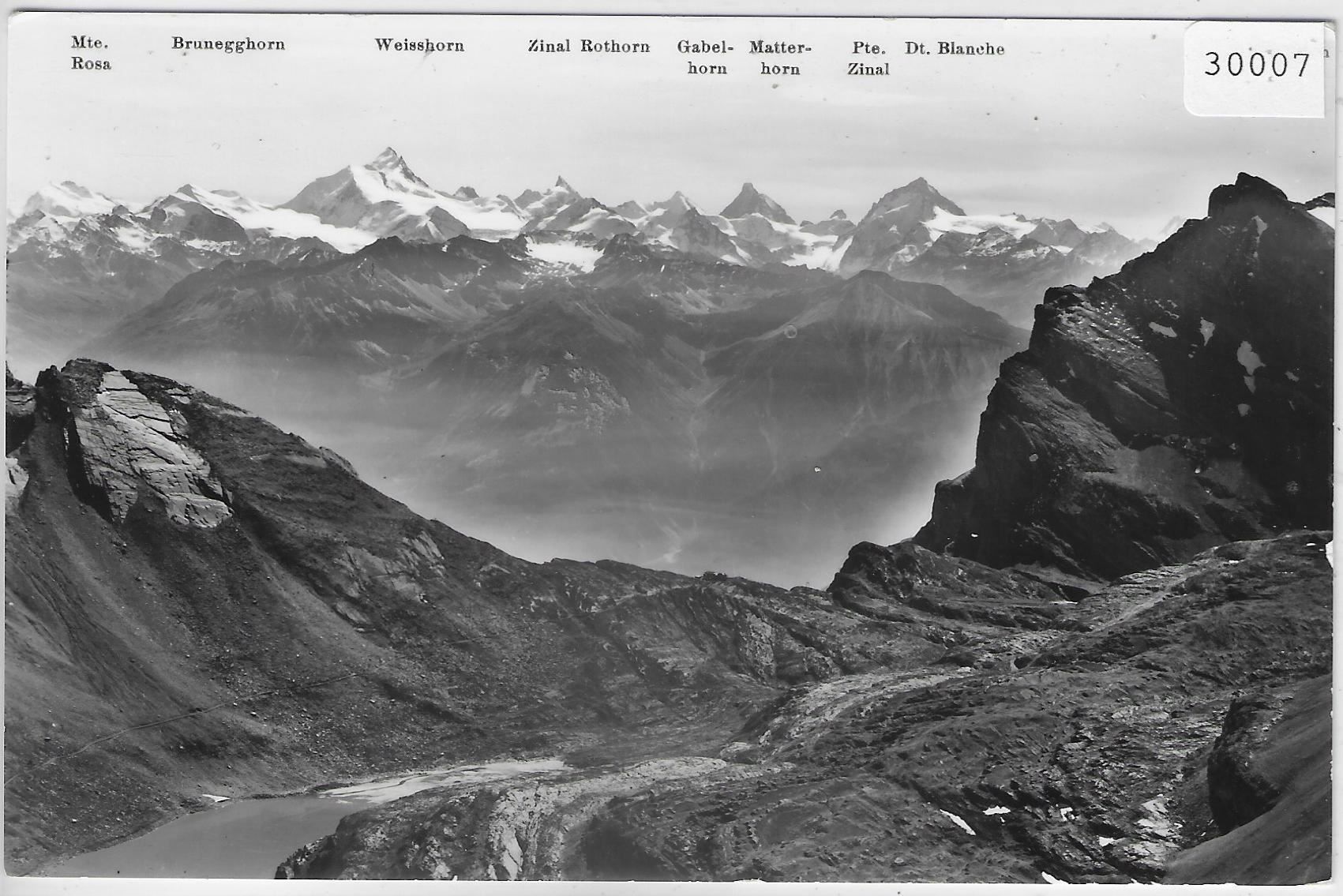 Ansichtskarten: Felsenhorn am Gemmipass – Gebraucht aus Ettingen von Kartenplanet