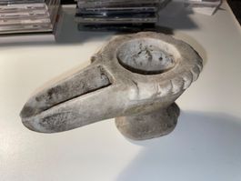 Antike Ölleuchte Byzanz Marmor Museal