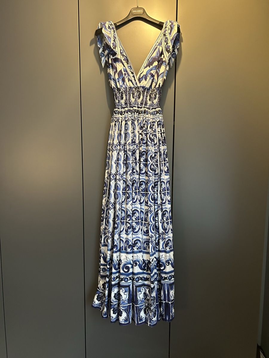 Dolce & Gabbana Kleider: Dolce&Gabbana Majolica Maxikleid – Gebraucht aus Zollikon von NiZo137