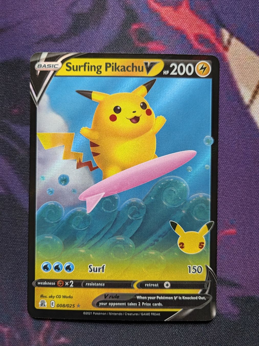 Pokémon Carte collezionabili: Surfing Pikachu V 008 EN – Nuovo (secondo la descrizione) da Chur venduto da FreakofRarity