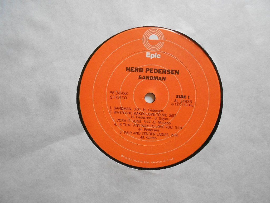 Schallplatten: HERB PETERSEN  -  SANDMAN – Gebraucht aus Bex von Giorgiob 4