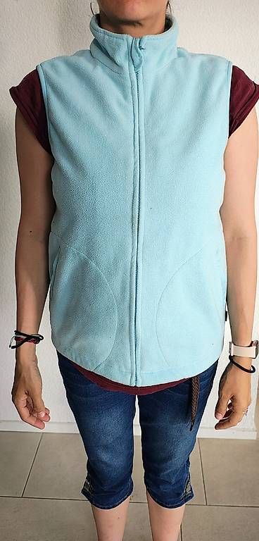 Gilet & Giacche senza maniche: Switcher Weste, Gilet hellblau Gr. M – Usato da Bülach venduto da Surbetone