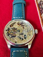Montre squelette homme, mouvement mécanique