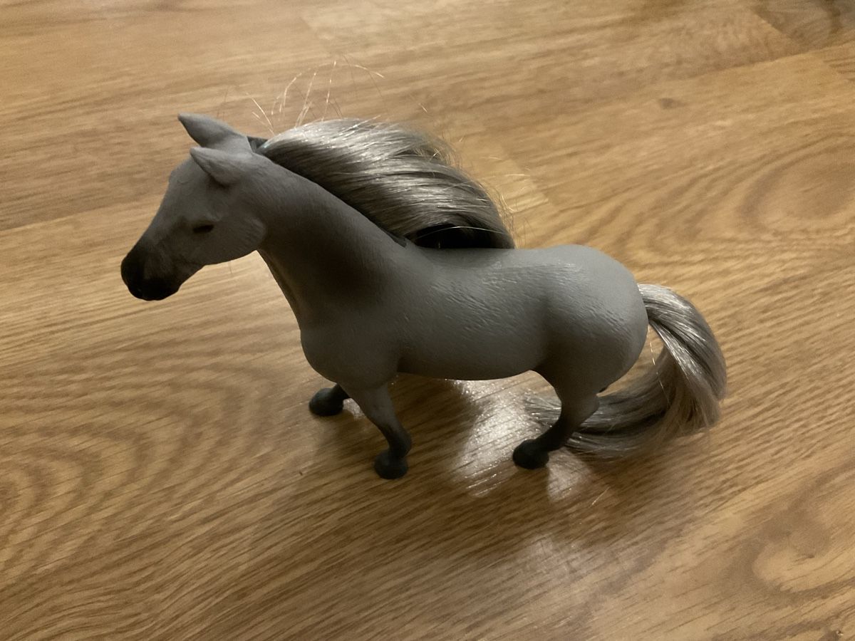 Schleich Giocattoli: Schleich Pferd silberne Mähne  – Usato da Jona venduto da Rubinrot 1