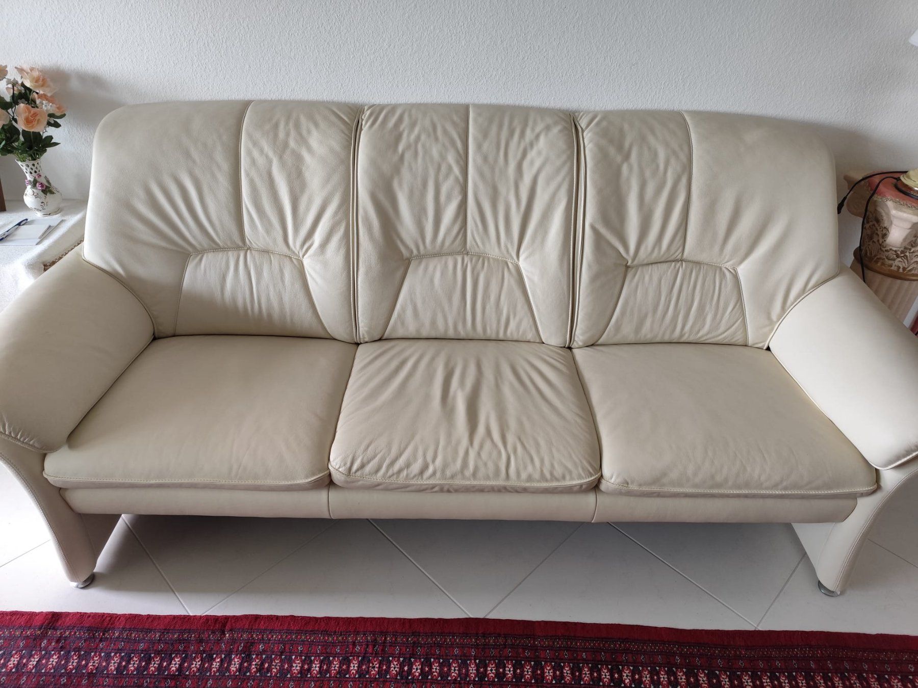 Sofas: Echtledersofas 3-Sitzer + 2-Sitzer zu verkaufen – Gebraucht aus Bremgarten AG von LucaInve 1