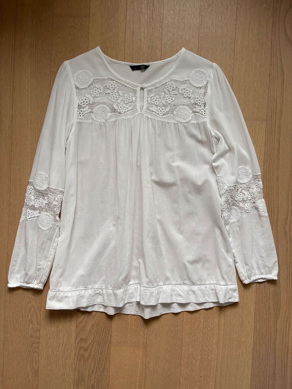 Ellen Amber Camicette: Bluse, Ellen Amber, weiss Gr.L – Usato da Gossau SG venduto da Black-Queen