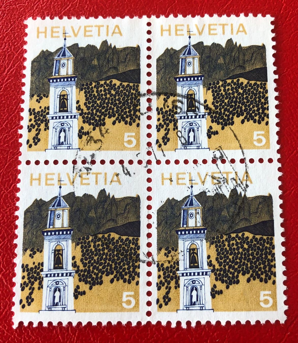 Tutti i francobolli: 4 er Block Nr.523 mit Stempel – Usato da Aarau venduto da Billa007