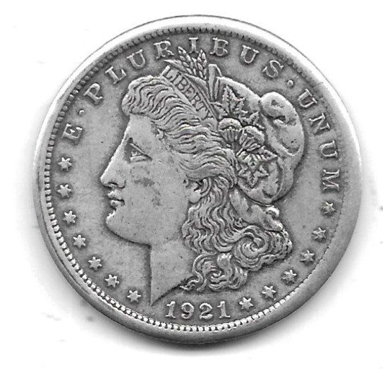 Alle Münzen: USA Morgan One Dollar 1921 Silber – Gebraucht aus Schocherswil von prinzipal60 1