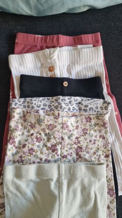 ​6er-Set Baby Leggings / Hosen Mix – Gr. 3M (62 cm)