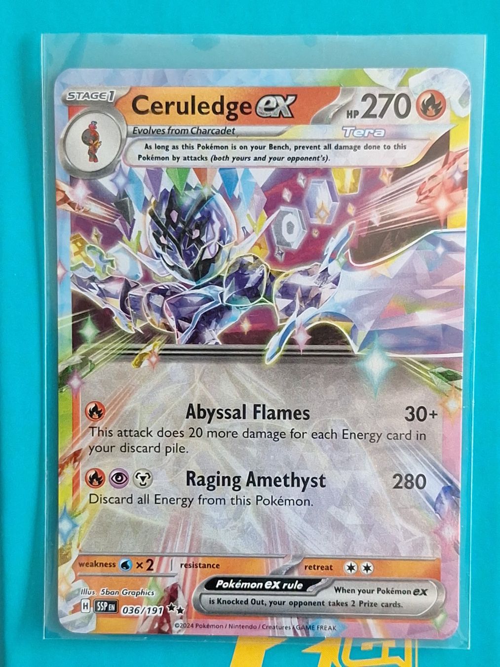 Pokémon Carte collezionabili: Ceruledge ex – Usato da Altstätten SG venduto da GGsGameshop