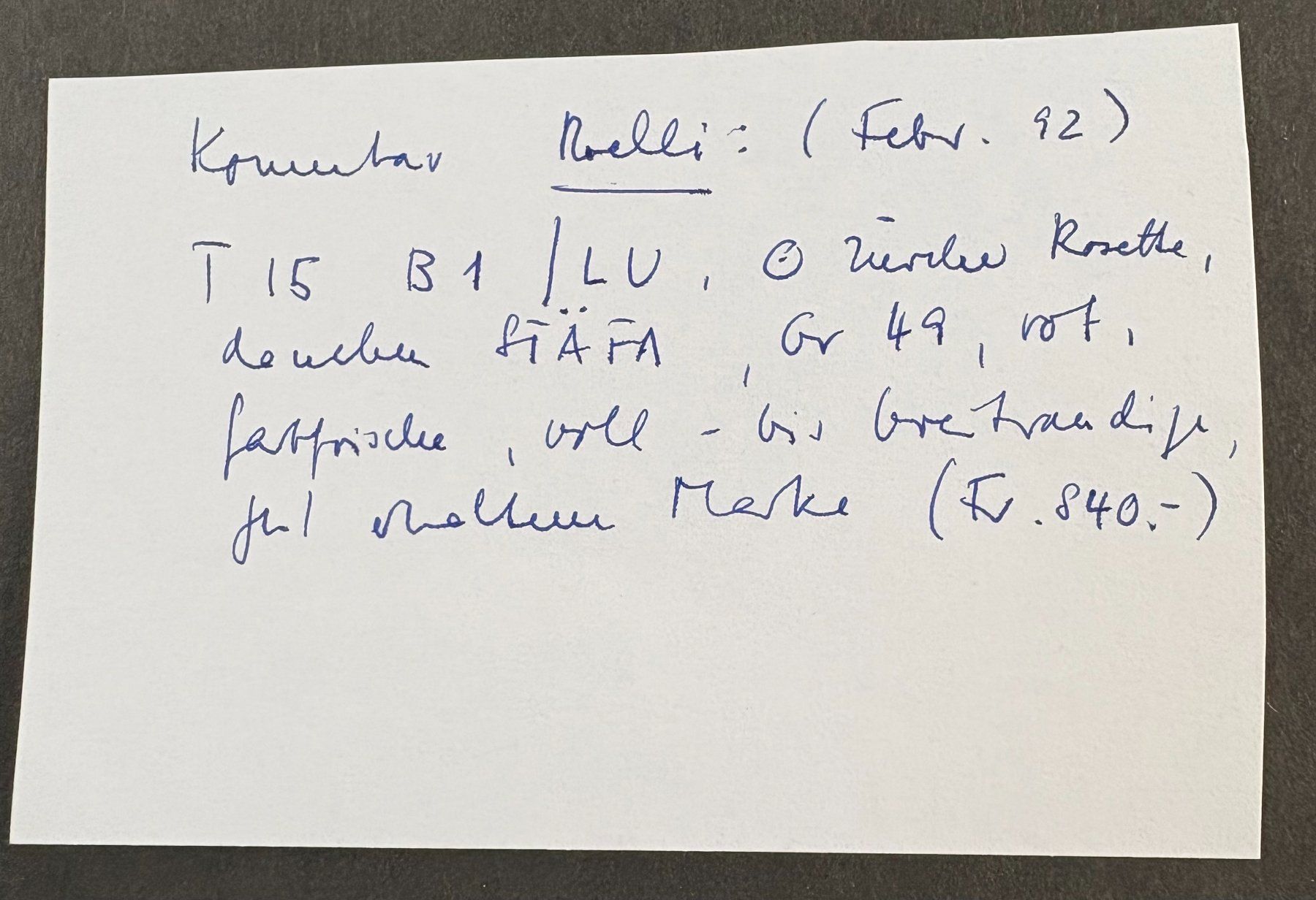 Tutti i francobolli: FALTBRIEF SCHWEIZ RAYON II – Usato da Ostermundigen venduto da Heavenmaus75 2