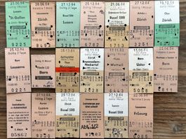 20 Top Billette, SBB, Tickets Edmondsche Kartonbillette